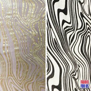 Water Swirl Burnout Velvet Stretch Poly-Spandex Fabric 58"/60" Wide